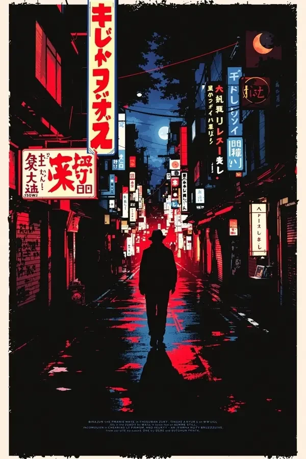 新宿夜行海报 · 被窝电影 新宿夜行(新宿夜行)日本都市、悬疑电影海报